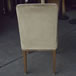 木製椅子：バック
