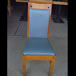 木製椅子：フロント